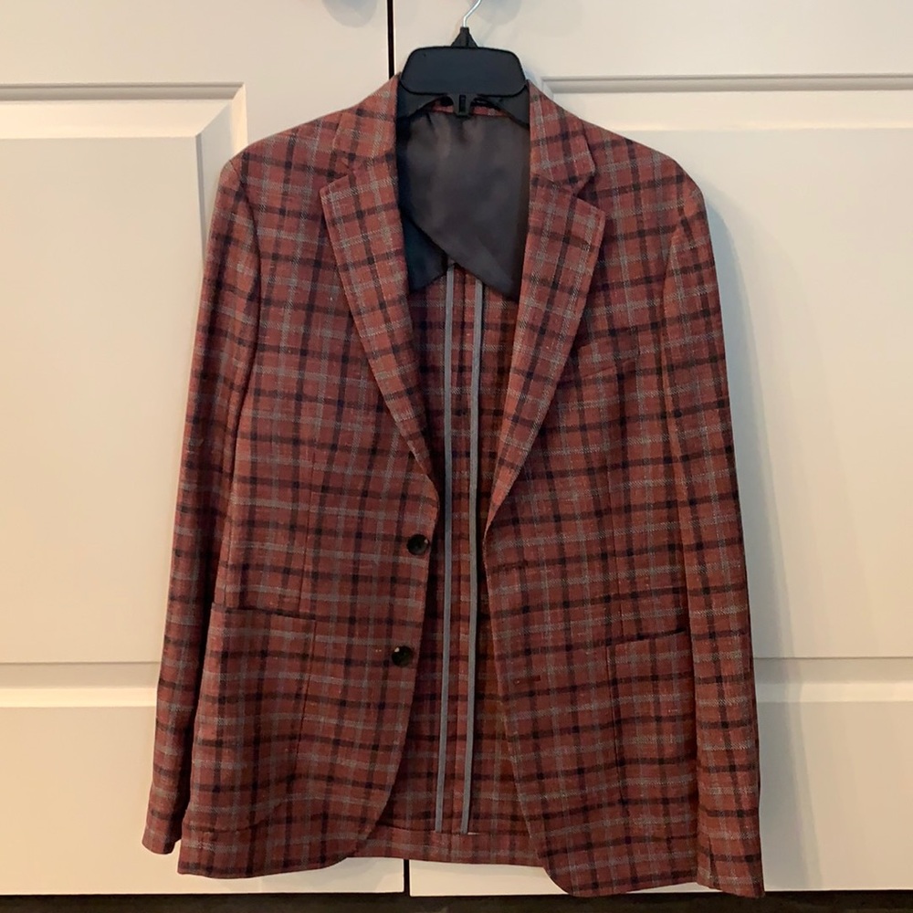 1901 Nordstrom Brand Sportcoat Sz 36 Extra Trim